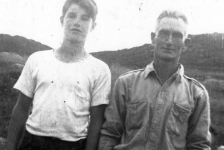 219: Peter Kerrivan and his son Peter. (1959) [courtesy of Florence (Kerrivan) Chesney]  - Peter son of Joseph Kerrivan &amp;amp; Anna Ryan